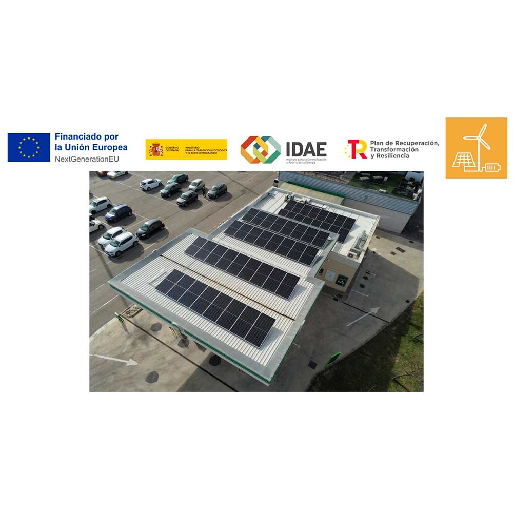 Instalación fotovoltaica de autoconsumo FV Parque Óptima Ascia